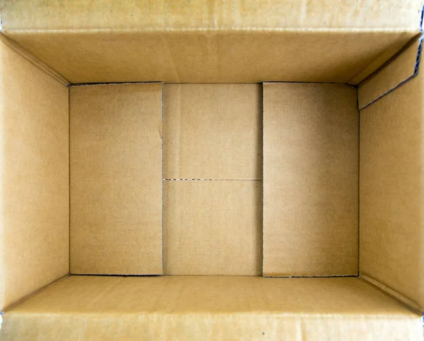 Caja de papel para embalaje en blanco — Foto de Stock