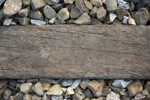 Oud hout en stenen backround — Stockfoto