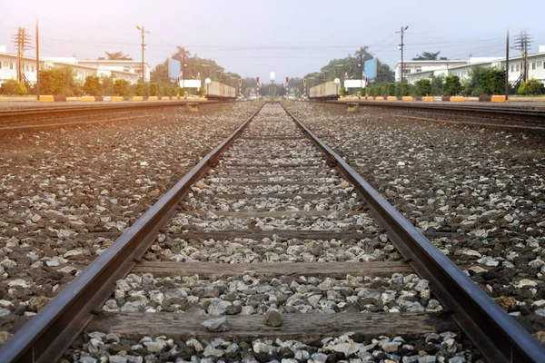 Gamla järnvägen till journy av Thailand — Stockfoto