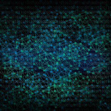 arka plan dijital ağ şekilde karanlıkta gibi