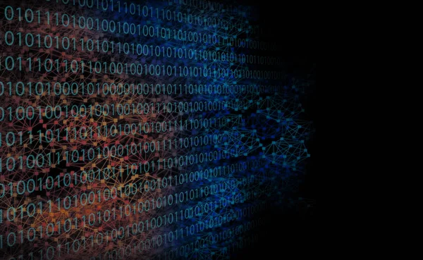 arka plan dijital ağ şekilde karanlıkta gibi