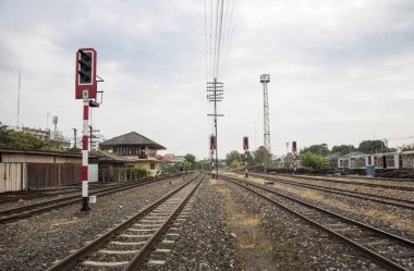 Nakorn Rachasima Editör eski tren istasyonunda