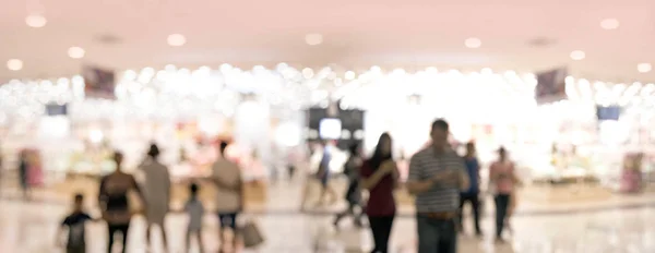 Blur shopping center para fazer compras de presente — Fotografia de Stock
