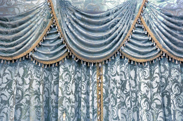 Luxus-Vorhang Textil Textur für die Dekoration — Stockfoto