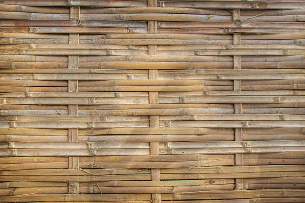 Marrom bambu rattan teture fundo natural — Fotografia de Stock