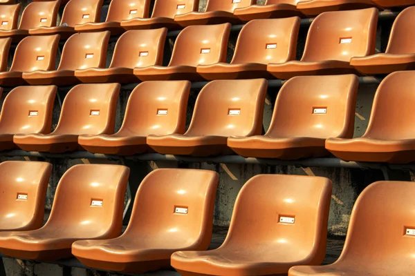 Empty seat on stadium for sport fanclub — Stock Photo, Image