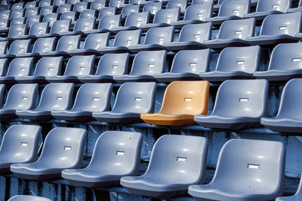 Empty seat on stadium for sport fanclub — Stock Photo, Image