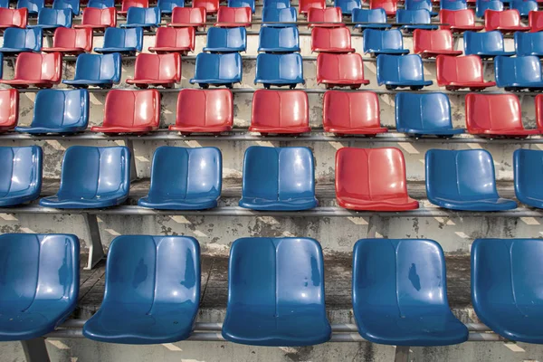 Empty seat on stadium for sport fanclub — Stock Photo, Image