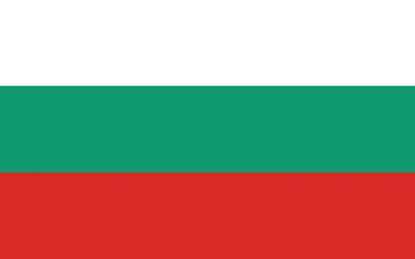 Bulgarije Vlag Vectorgrafiek Rechthoek Bulgaarse Vlag Illustratie Bulgarije Land Vlag — Stockvector