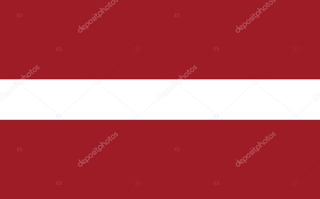 Latvia flag vector graphic. Rectangle Latvian flag illustration. Latvia country flag is a symbol of freedom, patriotism and independence.