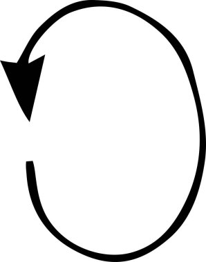  Beyaz arkaplana el çizimi vektör oku karalaması. Tasarım elemanı vektör illüstrasyonu. Kitaplar, ambalaj kağıdı, kumaş, tekstil ve ağ için kullanılabilir.