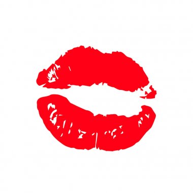 Dudaklarını öpücük vektör arka plan yazdırma