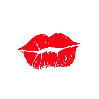 Dudaklarını öpücük vektör arka plan yazdırma