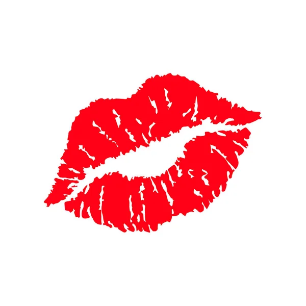Εκτύπωση Της Χείλη Φιλί Διάνυσμα Φόντο — Διανυσματικό Αρχείο