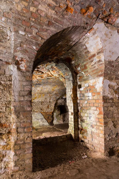 Ruins  inside  fort Tarakanovskiy. — Stock Photo, Image