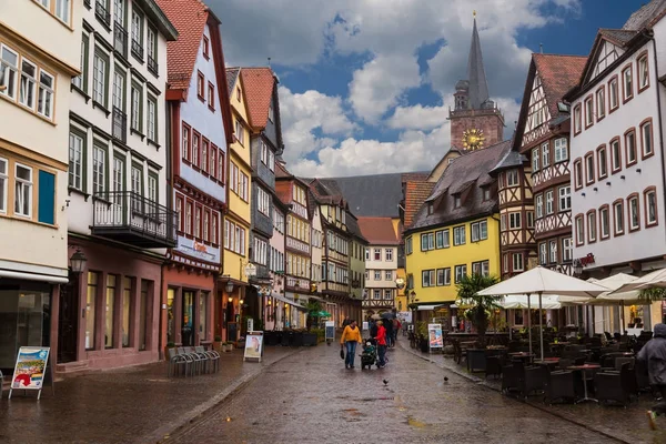 Wertheim am Main city, Tyskland - populärt turistmål — Stockfoto