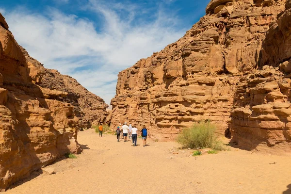 Renkli Kanyon, Sina Çölü, Mısır Turist — Stok fotoğraf