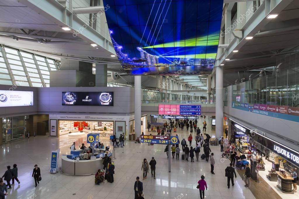 South Korea, International Airport Incheon inside – Stock Editorial ...