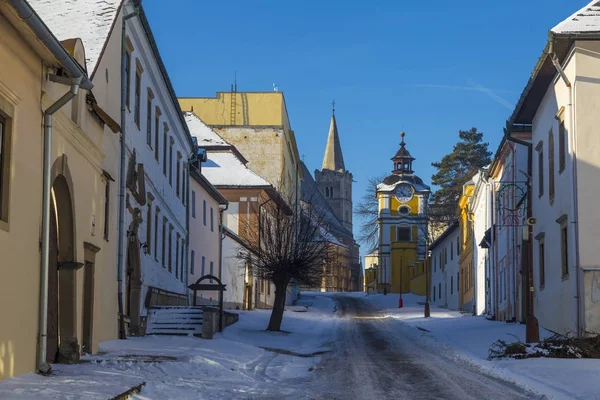 Стародавні Спішська Kapitula, центральна вулиця — стокове фото