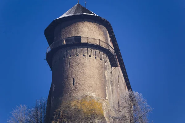 Zaptedilemez kulesi. Orava Kalesi. Slovakya — Stok fotoğraf