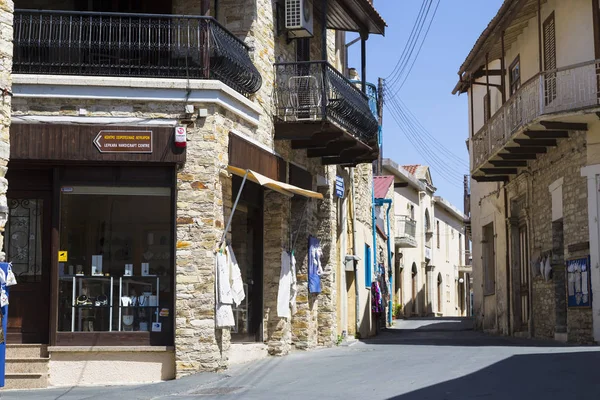 Montaña mundialmente famoso pueblo Pano Lefkara, Chipre, Europa — Foto de Stock