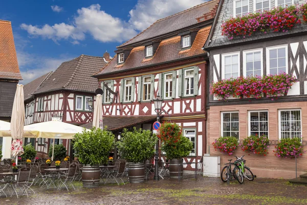 Ancient city Selingenstadt, Germany, marketplace