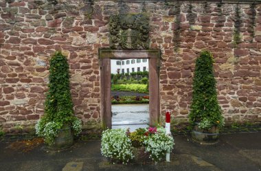 Eski manastır Seligenstad, güzel Bahçe, Almanya