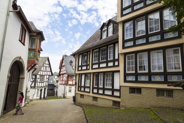 Limburgo, Germania, stradina del centro storico medievale — Foto Stock