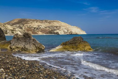 Akdeniz deniz manzarası: Aphrodite Beach - Petra tou Romiou,  