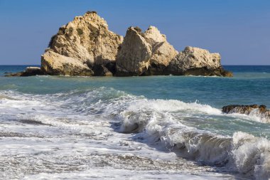 Akdeniz deniz manzarası: Aphrodite Beach - Petra tou Romiou,  