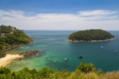 Tropik adaları, okyanus kenarı, Phuket. Tayland