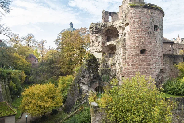 Ruins of medieval castle   Heidelberg. Germany — Stock Photo, Image