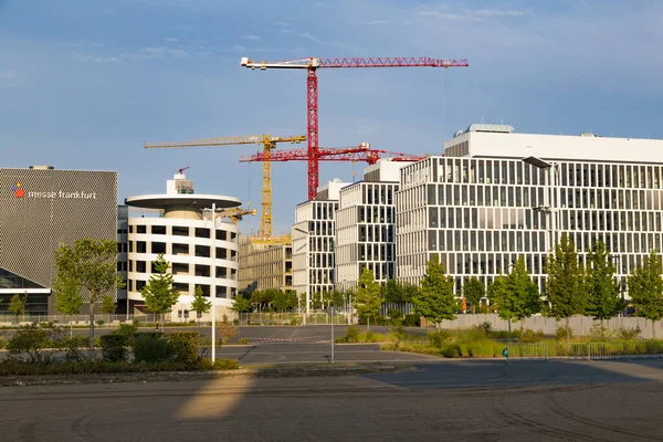 Frankfurt nad Menem, Niemcy, Europaviertel (dzielnica europejska) — Zdjęcie stockowe