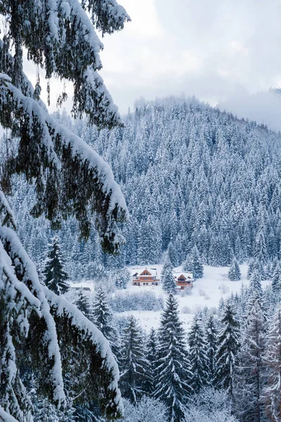 Winter in den Bergen — Stockfoto