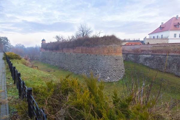 Castle moat around of  old ukraine’s Dubno Castle. Ukraine — ストック写真