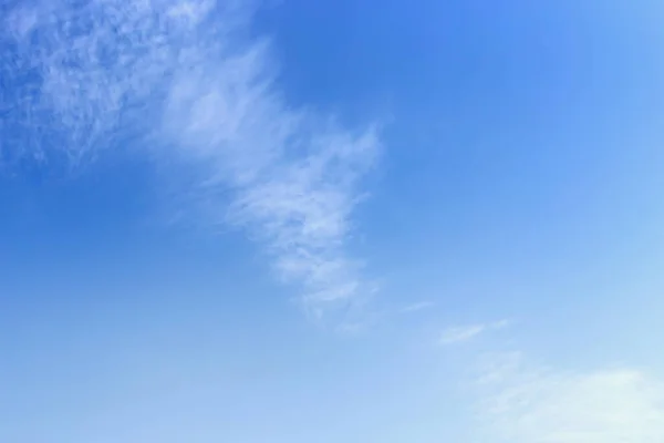 Небо Блакитне Хмарами Красиве Природою — стокове фото