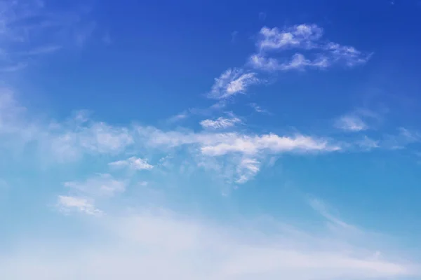 Небо Блакитне Хмарами Красиве Природою — стокове фото