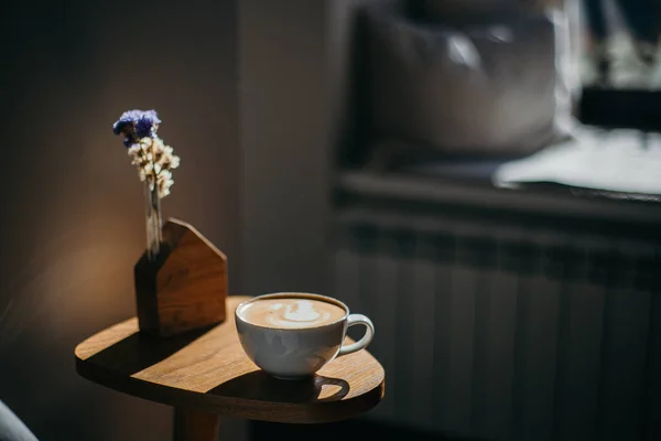 kapuçino ahşap tablo