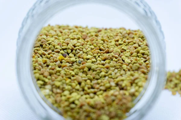 Bee Pollen Jar — Stock Photo, Image