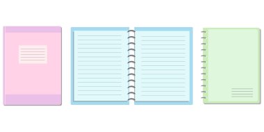 Bir dizi farklı egzersiz kitabı..