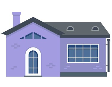 İki katlı bir bina..