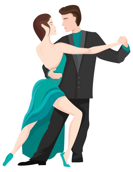 Párové tango. — Stockový vektor