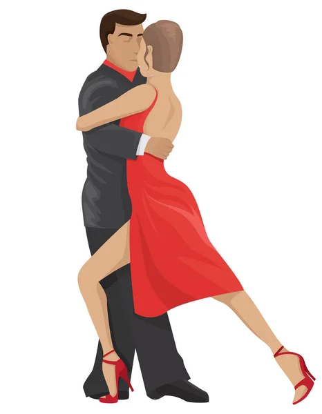 Párové tango. — Stockový vektor