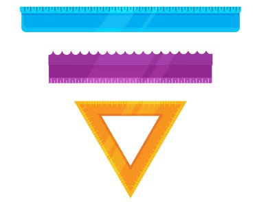 Farklı cetvellerin vektör kümesi.