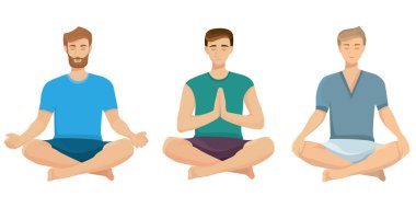 Yoga yapan adamlar..