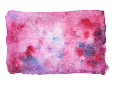 suluboya pembe dikdörtgen pembeyi mavi ve menekşe ile doldurun beyaz arkaplanda