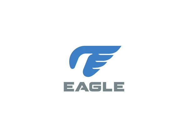 Абстрактный дизайн логотипа Eagle — стоковый вектор