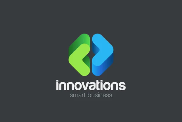 Logo abstraktes Business Design — Stockvektor