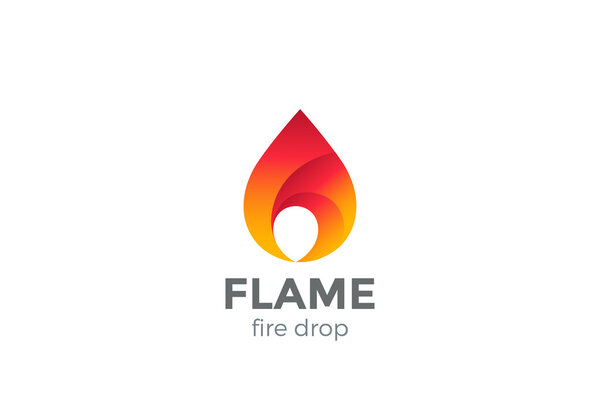 Fire Flame Logo design