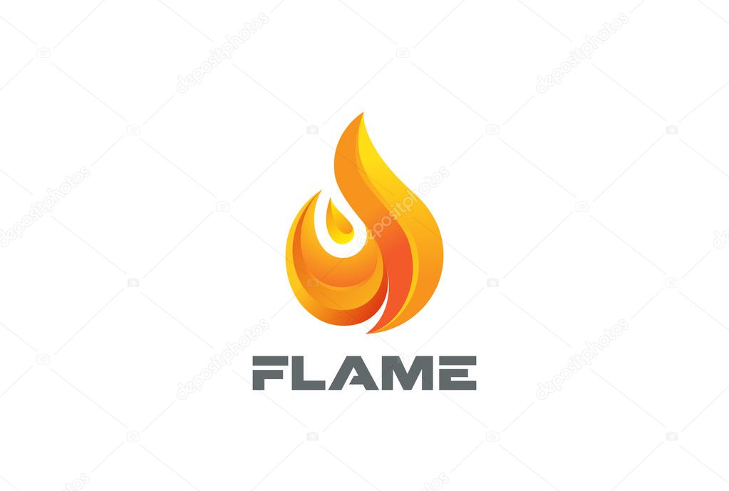 Fire Flame Logo design 
